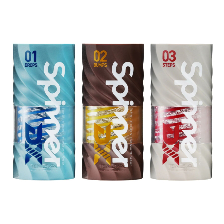 Мастурбатор Tenga Spinner DX 01 Drops, з пружною стимулювальною спіраллю всередині, ніжний вплив - фото №7
