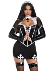 Костюм черниці Leg Avenue Holy Hottie Dress M - фото №1