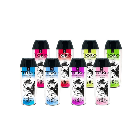 Лубрикант на водній основі Shunga Toko AROMA – Raspberry (165 мл), не містить цукру - фото №2