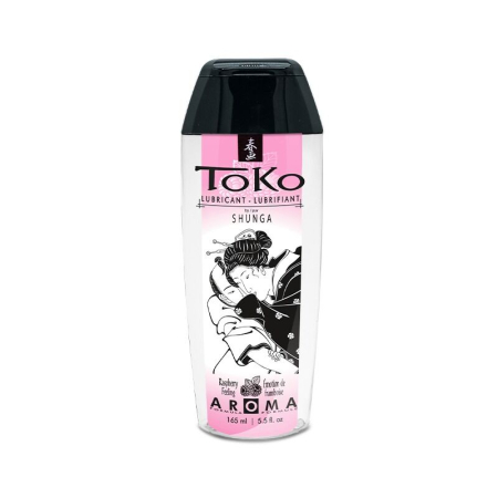 Лубрикант на водній основі Shunga Toko AROMA – Raspberry (165 мл), не містить цукру - фото
