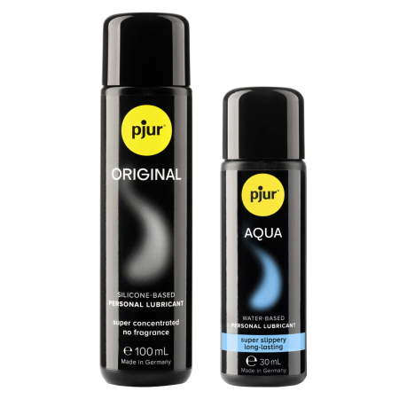 Ювілейний набір лубрикантів pjur 30th Anniversary Gift Set: Original 100 мл та Aqua 30 мл - фото №2