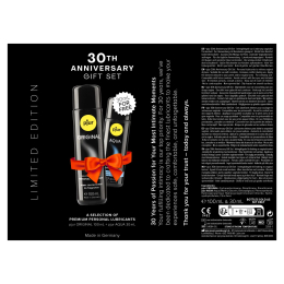 Ювілейний набір лубрикантів pjur 30th Anniversary Gift Set: Original 100 мл та Aqua 30 мл - - фото №4