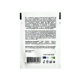 Пробник доглядального лубриканта Intt Coconut з кокосовою олією на водній основі (2 мл) - №2