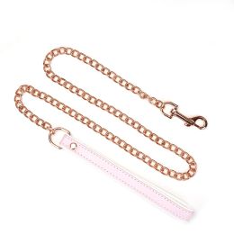 Нашийник з повідцем Liebe Seele White & Pink Fairy Goat Leather Collar - - фото №6