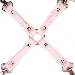 Хрестовина Liebe Seele White & Pink Leather Hogtie - - фото №3