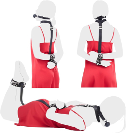 БДСМ-набір LOCKINK YEAHWOW Armbinder Restraint Set Black - №2