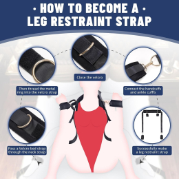 БДСМ-набір LOCKINK YEAHWOW Bed Restraint set - - фото №6