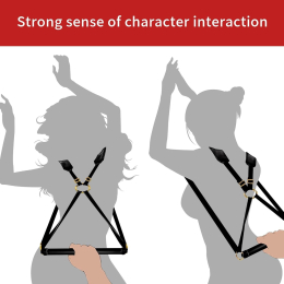 БДСМ-набір LOCKINK YEAHWOW Black Doggy Style Saddle set - - фото №3