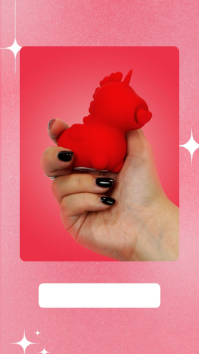 Вібратор-єдиноріжка Unihorn – Cupid's Beau, масажувальний язичок-сердечко - фото №10