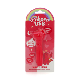 Вібратор-єдиноріжка Unihorn USB Bullet – Cupid's Beau, віброкуля, USB-зарядка, 10 режимів - - фото №6