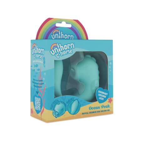 Вібратор-єдиноріжка Unihorn – C Horse – Ocean Peak, вагінально-кліторальна стимуляція, 2 мотори по 10 режимів - фото №7