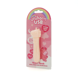 Вібратор-єдиноріжка Unihorn USB Bullet – Heart Throb, віброкуля, USB-зарядка, 10 режимів - - фото №3