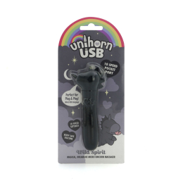 Вібратор-єдиноріжка Unihorn USB Bullet – Wild Spirit, віброкуля, USB-зарядка, 10 режимів - №6