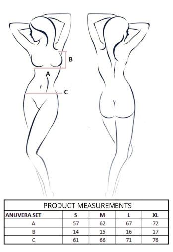 Комплект Passion ANUVERA SET black L - фото №11