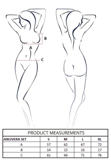 Комплект Passion ANUVERA SET white XL - - фото №14