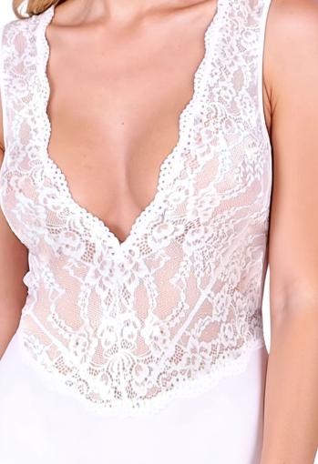 Боді Passion EVALIE BODY white S - фото №4