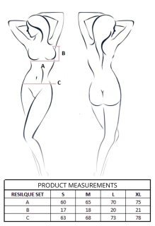 Комплект Passion RESILQUE SET tomato M - №12