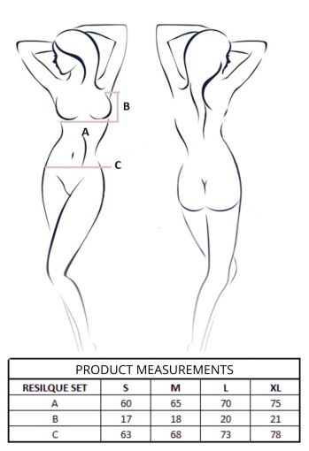 Комплект Passion RESILQUE SET white S - фото №9