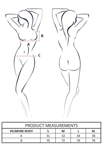 Боді Passion VELMORE BODY violet L - фото №9