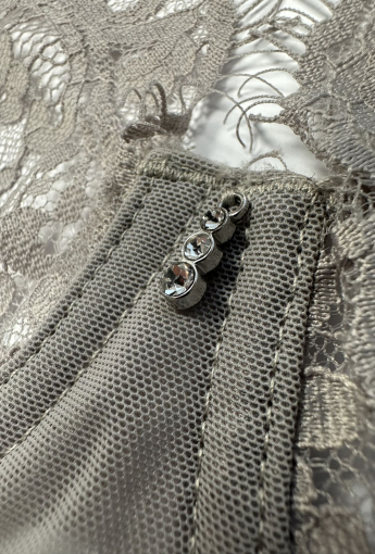 Боді Passion ZOVEL BODY light grey M - фото №8