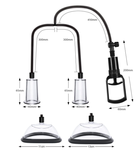 Вакуумна помпа для грудей та сосків Men Powerup Passion Pump - фото №2