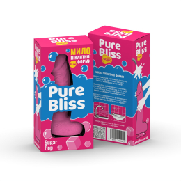 Ароматне мило пікантної форми Pure Bliss Pink Sugar Pop (Жуйка) 15 см - №7