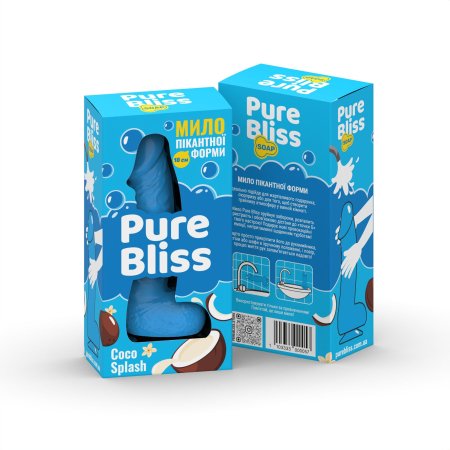 Ароматне мило пікантної форми Pure Bliss Blue Coco Splash (Кокосове молоко) 18 см - фото №7