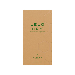 Презервативи LELO HEX Condoms Organic 12 Pack, тонкі та суперміцні - №2