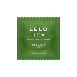 Презервативи LELO HEX Condoms Organic 12 Pack, тонкі та суперміцні - №4