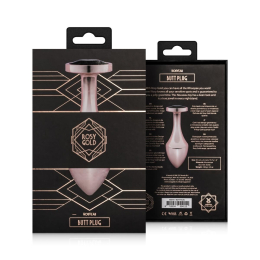 Анальна пробка Rosy Gold - Nouveau Butt Plug - - фото №6