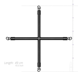 Хрестовина Bedroom Fantasies Hog Tie Cross Bar With Cuffs - - фото №3