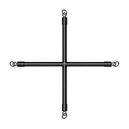 Хрестовина Bedroom Fantasies Hog Tie Cross Bar With Cuffs - - фото №2