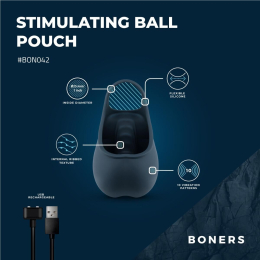 Ерекційне кільце Boners Stimulating Ball Pouch - - фото №13