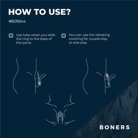 Ерекційне кільце Boners Adjustable Cockring - фото №11