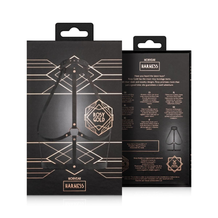 Портупея Rosy Gold - Body Harness - Black - фото №7