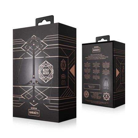 Портупея Rosy Gold - Body Harness - Black - фото №6