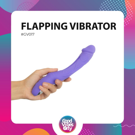 Вібратор Good Vibes Only - Flax Vibrating Dildo with G-Spot Stimulator - фото №9