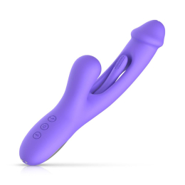 Вібратор-кролик Good Vibes Only - Tess Rabbit Vibrator with G-Spot Stimulator - фото