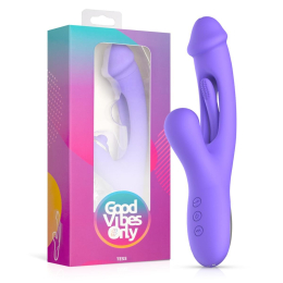 Вібратор-кролик Good Vibes Only - Tess Rabbit Vibrator with G-Spot Stimulator - - фото №8