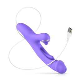 Вібратор-кролик Good Vibes Only - Tess Rabbit Vibrator with G-Spot Stimulator - - фото №6