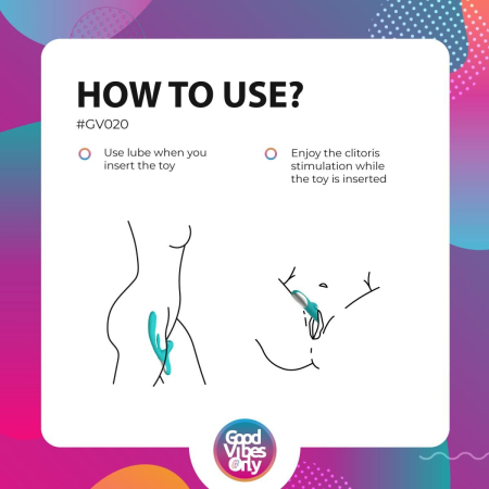 Вібратор-кролик Good Vibes Only - Lisa Thrusting Rabbit Vibrator with G-Spot Stimulator - фото №11