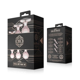 Набір анальних іграшок Rosy Gold - Metal Butt Plug Set 3 Pieces - - фото №8