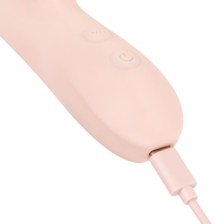Вібратор-кролик Good Vibes Only - SHAI Thrusting Vibrator Soft Silicone - Pink - фото №6