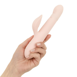 Вібратор-кролик Good Vibes Only - SHAI Thrusting Vibrator Soft Silicone - Pink - - фото №7