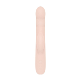 Вібратор-кролик Good Vibes Only - SHAI Thrusting Vibrator Soft Silicone - Pink - - фото №3