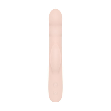 Вібратор-кролик Good Vibes Only - SHAI Thrusting Vibrator Soft Silicone - Pink - фото №3