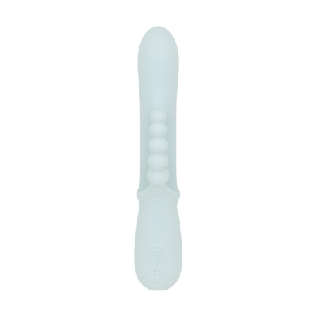 Вібратор-кролик Good Vibes Only - SAGE Triple Stimulation Vibe Soft Silicone - Blue - фото №3