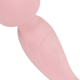 Вібромасажер Good Vibes Only - SIMI Double-Sided Wand Vibrator Soft Silicone - Pink - - фото №6
