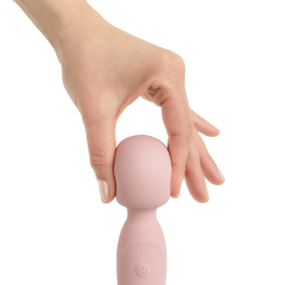 Вібромасажер Good Vibes Only - SIMI Double-Sided Wand Vibrator Soft Silicone - Pink - - фото №9