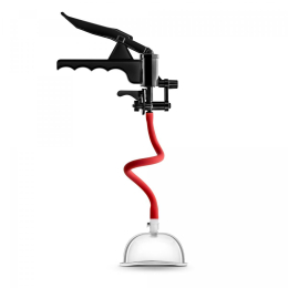 Вакуумна помпа для вульви Blush Temptasia – Advanced Pussy Pump System, механічна, важіль - - фото №2